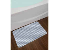 Complex Circular Shapes Bath Mat