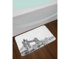 Tower Bridge UK Scenery Bath Mat