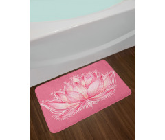 Lotus Meditation Yoga Bath Mat