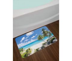 Barbados Beach Ocean Bath Mat