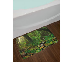 Rainforest Trees Nepal Bath Mat