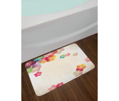 Abstract Japanese Art Bath Mat