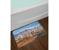 Salt Lake City Utah USA Bath Mat