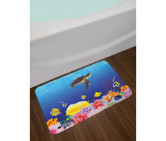 Deep Sealife Fish Moss Bath Mat