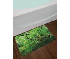 Nature Theme Jungle Bath Mat