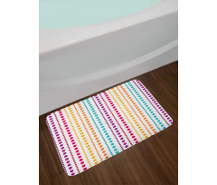 Half Toned Polka Dots Bath Mat