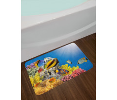 Coral Colony on Reef Top Bath Mat