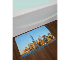 New York City Skyline Bath Mat