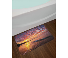 Dawn at Beach Seaside Bath Mat