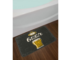 Beer Time and Old Watch Bath Mat