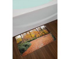 Autumn Forest Trees Fall Bath Mat