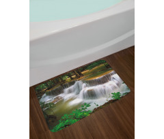 Waterfall in Thailand Bath Mat