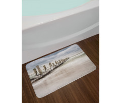 Groyne Zingst Germany Bath Mat