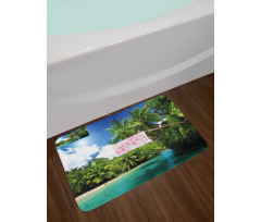 Mahe Island Lake Palms Bath Mat