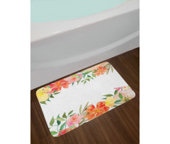 Soft Flower Petals Bath Mat