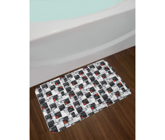 Creative Modern Shapes Bath Mat