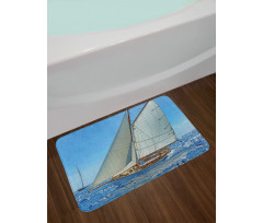 Sailboat Regatta Race Bath Mat