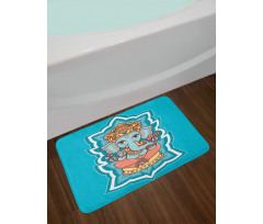 Asian Mandala Bath Mat