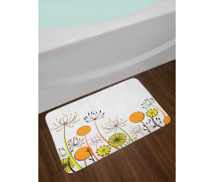 Umbelifers Petals Bath Mat