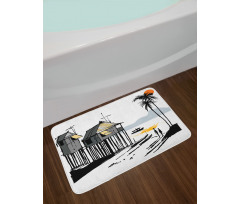 Fishing Village Malay Bath Mat