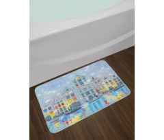 Amsterdam Canal Xmas Bath Mat