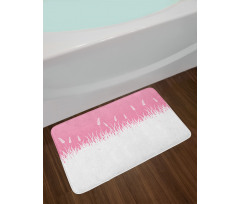 Bushes and Wheat Field Bath Mat