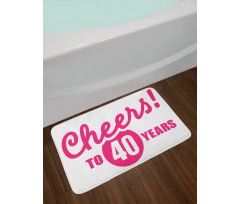 Cheery Greeting Bath Mat