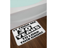 Funny Slogan Bath Mat