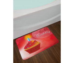 Party Cupcake Sun Bath Mat