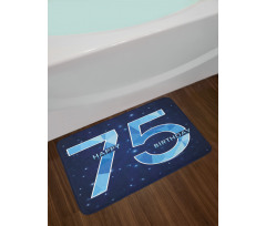 Birthday Theme Stars Bath Mat