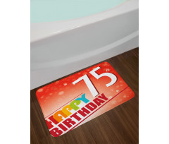 Age 75 Bath Mat