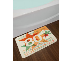 World Happy Birthday Bath Mat