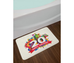 20 Theme Image Bath Mat