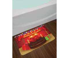 Cake Birthday Bath Mat