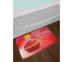 Cupcake Candles 18 Bath Mat