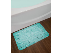 Brick Old Wall Vibrant Bath Mat