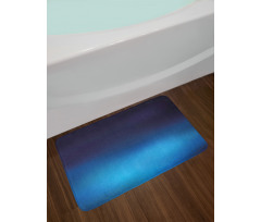 Blue Ombre Ocean Inspired Bath Mat