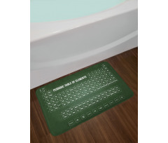 Science Elements Bath Mat