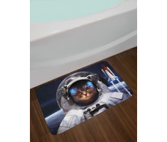 Space Traveller Pet Bath Mat