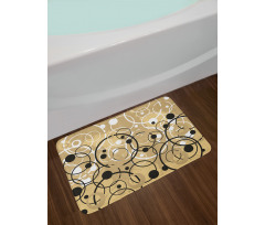 Funky Grungy Retro Bath Mat