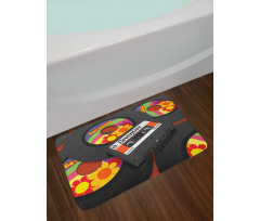 Cassette Vinyl 70s Bath Mat