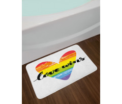 Gay Marriage Sign Bath Mat