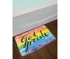 Got Pride Sketchy Art Bath Mat