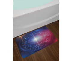 Connected Dots Signs Bath Mat