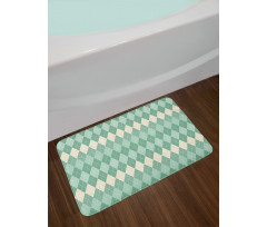 Triangle Shapes Abstract Bath Mat
