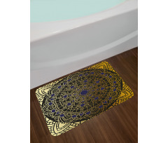 Lotus Inspired Design Bath Mat