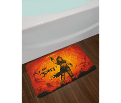 Myhtological Figure Bath Mat