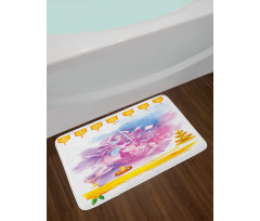 Ceremonial Cultural Happy Bath Mat