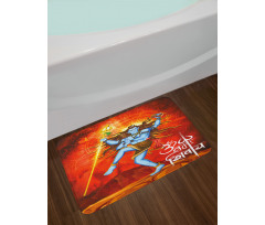 Sacred Vivid Design Bath Mat