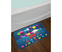 Balloons Party Items Bath Mat